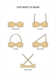 Бюстгальтер Victoria's Secret Bodu By Victoria Lightly Lined Smooth Strapless Bra 34B Чорний (26750273) - изображение 5