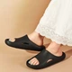 Жіночі шльопанці Crocs Mellow Recovery Slide Black (45-46, чорний) - зображення 2