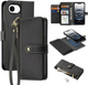 Etui z klapką DUX Ducis Lawa na Apple iPhone 16e z odlaczanym portfelem magnetycznym Black (6971824158687) - obraz 3