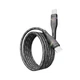 Кабель USB-C YOKI YK-RG24 1.2 м с RGB-подсветкой, 60 Вт, быстрая зарядка 20V/3A, для смартфонов, планшетов, ноутбуков, кабель для зарядки и передачи данных, стильный светящийся шнур USB Type-C - изображение 2