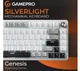 Клавіатура ігрова механічна GamePro GPMK-126 Genesis Silver light USB Red Swich Hot-Swap N-KRO Grey - зображення 3