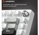 Клавіатура ігрова механічна GamePro GPMK-126 Genesis Silver light USB Red Swich Hot-Swap N-KRO Grey - зображення 7