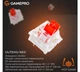 Ігрова клавіатура механічна GamePro GPMK-130BW USB Red Outemu Swithes Hot-Swap Black-White - зображення 6