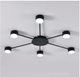 Потолочный светильник LUMINARIA RAY SLIM 6xGX53 BLACK 220V IP20 - изображение 1