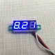 Вольтметр постійного струму LED 0,28" 0 - 30.0 В захист від переполюсування синій - зображення 1
