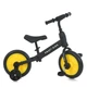 Детский велосипед-беговел MBB 1012-4 2в1 PROFI KIDS 12" с педалями и дополнительными колёсами, черно-желтый - изображение 9