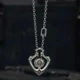 Винтажная подвеска с вращающимся механизмом RotatableNecklace, серебристая - изображение 2