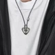 Винтажная подвеска с вращающимся механизмом RotatableNecklace, серебристая - изображение 3