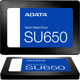 Dysk SSD ADATA Ultimate SU650 512 GB 2,5" SATAIII 3D NAND (ASU650SS-512GT-R) - obraz 4