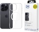 Etui 3MK Clear MagCase do Apple iPhone 16 Pro Transparent (5903108587105) - obraz 1