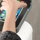 Настенный пластиковый держатель для туалетной бумаги с полочкой, самоклеящийся монтаж 1 шт. Серый - изображение 6