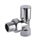 Кран вентильный угловой с американкой SOLOMON 1/2″ CHROM 1845 - изображение 1