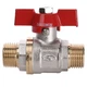Кран шаровый прямой SOLOMON 1/2″ НН КБ PN40 B1420 - изображение 1