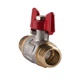 Кран шаровый прямой Q PROFESSIONAL 1/2″ НН КБ PN40 QP153 - изображение 3