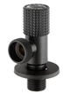Кран кутовий кераміка SOLOMON EXCLUSIVE 1/2″X3/4″ 989 BB (BLACK/BLACK) ( 1шт.) - зображення 2