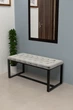 Банкетка в стиле лофт EcoLoft Ориста PU-1234 (Серая) - изображение 3