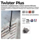 Бур SDS-Plus Ø24x260мм рабочая L=200мм Twister Plus для бетона, кирпича, блока [SD110110D24L026000] DIAGER - изображение 2