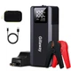 Пусковий пристрій Gillaway 017 5000A Peak 12V 19760mAh Бустер для авто з функцією Power Bank + ліхтар у твердому чохлі - изображение 1