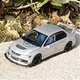 Машинка Mitsubishi Lancer Evolution 9 игрушка моделька металлическая коллекционная 15 см Серебристый (2310919) - изображение 7