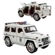 Машинка Gelandewagen Mercedes поліцейська металева іграшка моделька колекційна 22 см Білий (3092552) - зображення 1