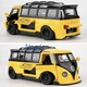 Машинка микроавтобус Volkswagen Transporter T1 игрушка моделька металлическая коллекционная 15 см Желтый (2965286) - изображение 5