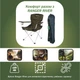 Раскладное туристическое кресло Ranger River до 110кг Green (RA2204) - изображение 10