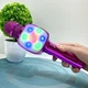 Микрофон беспроводной караоке bluetooth USB аккумулятор TF слот 25см Фиолетовый (L20) - изображение 4