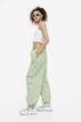 Штани H&M L світло зелений 4071149170 - зображення 2