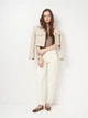 Боди-футболка женская H&M 1212637 L Коричневая (2000001633748) - изображение 3