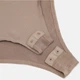 Боди-футболка женская H&M 1212637 L Коричневая (2000001633748) - изображение 5