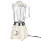 Электрический настольный кухонный Блендер Hoco HE33 electric retro juicer blender бытовой стационарный для дома 2 скорости+импульсный режим |500W, 1.5L| Молочно-белый - изображение 1