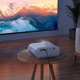 Безпровідний WiFi/Bluetooth Портативний Проектор Hoco DT2 smart projector (720p Android version)|2.4G/5G, AUX/USB/AV/HDTV| Білий-Сірий - зображення 4