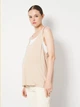 Майка для беременных H&M 1116403 L Бежевая (2000001633151) - изображение 1