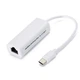 Сетевой адаптер переходник USB Type-C - Ethernet RJ45 LAN (100 мбит/с) White (48881) - изображение 1