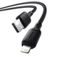 Кабель Baseus Lightning Silky Series Fast Charging Cable |2.4A, 2m| Black - зображення 4