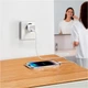 Адаптер мережевий Baseus GaN5 Fast Charger (mini) |1Type-C, 20W/3A, PD/QC| White - зображення 4