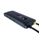 Hub адаптер Baseus Dual Fast Charging 6-in-1 HUB (USB-C to HDMI 4K * 1 + USB-A * 2 + USB-C*3) Black - зображення 2
