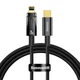 Кабель Baseus Type-C to Lightning Explorer Series Auto Power-Off Fast Charging Data Cable |1m, 20W| black - зображення 1