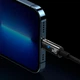 Кабель Baseus Type-C to Lightning Explorer Series Auto Power-Off Fast Charging Data Cable |1m, 20W| black - зображення 3