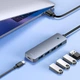 Hub адаптер Baseus UltraJoy Series 4-Port Hub Lite |USB-A to USB3.0*4, 5Gbps,15cm| - зображення 8