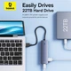 Hub адаптер Baseus UltraJoy Series 4-Port Hub Lite |USB-A to USB3.0*4, 5Gbps,15cm| - зображення 13