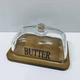 Масленка стеклянная на бамбуковой подставке 18*13*9,5 см LED BUTTER B010756 - изображение 6