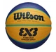 Мяч баскетбольный для стритбола Wilson FIBA 3X3 Junior WTB1133XB №5 Желто-синий - изображение 1
