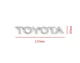 Емблема напис Toyota Хром 115х20 мм Пластикна скотче (Завод) - зображення 2