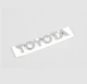 Емблема напис Toyota Хром 115х20 мм Пластикна скотче (Завод) - зображення 4