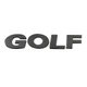 Емблема напис GOLF Гольф для Volkswagen Чорний 121x26 мм на скотчі - изображение 2