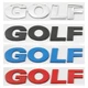 Емблема напис GOLF Гольф для Volkswagen Чорний 121x26 мм на скотчі - изображение 4