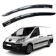 Дефлектори вікон ветровики для Peugeot Expert II 2007 Скотч 3M 2 шт Voron Glass - изображение 1