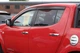 Дефлектори вікон ветровики для Mitsubishi L200 Triton 2005-2015 Double Cab 4 шт (Auto Clover) - зображення 4