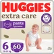 Подгузники-трусики Extra Care, размер 6 (15-25 кг), 60 шт. - Huggies 60шт (1333962-31020717) - изображение 1